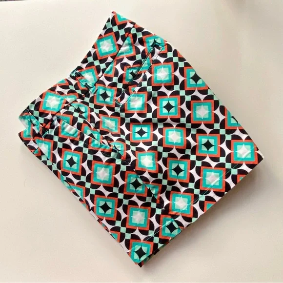 Crown & Ivy, Cotton-Blend Chino Shorts, Multicolored Chino Shorts Sz 2 - Picture 7 of 8